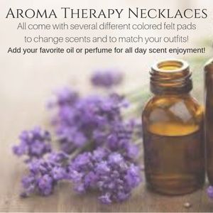 Aroma Diffuser Therapy Necklaces
